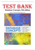 Test Bank for Database Concepts&comma; 9th Edition by David M&period; Kroenke&comma; Chapters 1-7