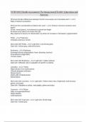 NUR 3065 &lpar;Health Assessment&rpar; The Integument &lpar;EXAM 1&rpar; Questions and Answers&period;