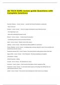 AV TECH EOPA review guide Questions with Complete Solutions&period;