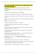 SLO1 WGU REVISION EXAM 2025&sol;2026 QUESTIONS WITH ANSWERS GRADED A&plus;