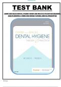 Test Bank for Darby and Walsh Dental Hygiene Theory and Practice 5th Edition &lpar;Saunders&comma; 2019&rpar; by Jennifer A&period; Pieren and Denise M&period; Bowen&comma; Isbn no&semi; 9780323477192&comma; all 64 Chapters Covered