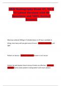 HESI Radiography Exam V1&comma; V2 & V3 Latest Versions with All Questions and 100&percnt; Correct Answers