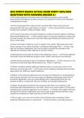 UHC EVENTS BASICS ACTUAL EXAM SCRIPT 2025&sol;2026 QUESTIONS WITH ANSWERS GRADED A&plus;