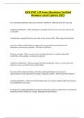 BYU STAT 121 Exam Questions Verified Answers Latest Update 2025