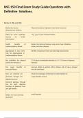 NSC-150 Final Exam Study Guide Questions with Definitive  Solutions&period;