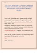 CLC EXAM 2025 VERSION 1 &sol;CLC PRACTICE EXAM  VERSION 1 NEWEST 2025 ACTUAL EXAM COMPLETE  300 QUESTIONS AND CORRECT ANSWERS&vert;A&plus;  GRADED