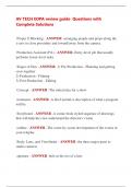 AV TECH EOPA review guide  Questions with  Complete Solutions 
