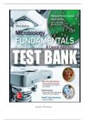 TEST BANK FOR MICROBIOLOGY FUNDAMENTALS&colon; A CLINICAL APPROACH 3RD EDITION BY COWAN