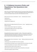 6 - E Alabama Insurance Rules and Regulations Test Questions And Answers&period;
