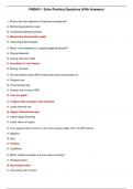 FIN2601 Extra Practice Questions and answers guaranteed pass