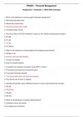 FIN2601 Assignment1 2025  questions and Answers 
