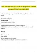 Med aide state test Final Exam Study  Questions Set With Answers GRADED A&plus; 2024&sol;2025