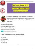 BIO 669 Exam 1 &lpar;2025 &sol; 2026&rpar; Tested Questions with Revised Correct Answers&comma; &lpar;A&plus; Guarantee&rpar;