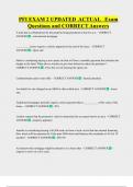 PFI EXAM 2 UPDATED  ACTUAL   Exam  Questions and CORRECT Answers 