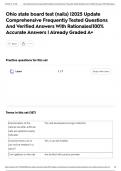 Ohio state board test &lpar;nails&rpar; &vert;2025 Update Comprehensive Frequently Tested Questions And Verified Answers With Rationales&vert;100&percnt; Accurate Answers &vert; Already Graded A&plus;