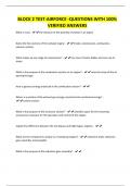 BLOCK 2 TEST-AIRFORCE -QUESTIONS WITH 100&percnt; VERIFIED ANSWERS