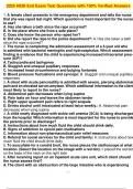 2025 HESI Exit Exam Test Questions with 100&percnt; Verified Answers