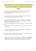Retail management ACTUAL FINAL 195 REAL EXAM QUESTIONS WITH 100&percnt; ACCURATE ANSWERS 100&percnt; VERIFIED GUARANTEED PASS GET A&plus;