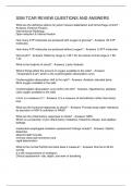 SSM TCAR REVIEW QUESTIONS AND ANSWERS