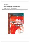 Modern Blood Banking & Transfusion Practices 6th Edition by Denise M. Harmening – Complete Exam Questions & Answers (Chapters 1–25 Test Bank)