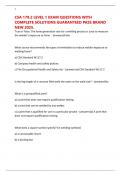 CSA 178&period;2 LEVEL 1 EXAM QUESTIONS WITH COMPLETE SOLUTIONS GUARANTEED PASS BRAND NEW 2025&period;