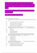 TEST BANK FOR RUBIN'S PATHOLOGY- CLINICOPATHOLOGIC FOUNDATIONS OF MEDICINE 7TH EDITION BY DAVID S&period; STRAYER&comma; EMANUEL RUBIN
