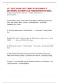 UFT IICRC EXAM QUESTIONS WITH COMPLETE SOLUTIONS GUARANTEED PASS BRAND NEW 2025&period;