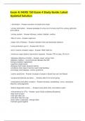 Exam 4&rpar; NURS 150 Exam 4 Study Guide&colon; Latest Updated Solution