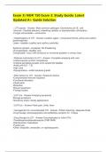 Exam 3&rpar; NUR 150 Exam 3&colon; Study Guide&colon; Latest Updated A&plus; Guide Solution