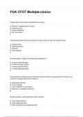 FOA CFOT Multiple-choice NEWEST 2025&sol;2026 ACTUAL EXAM COMPLETE QUESTIONS AND CORRECT DETAILED ANSWERS &lpar;VERIFIED ANSWERS&rpar; &vert;ALREADY GRADED A&plus;&vert;&vert;BRAND NEW&excl;&excl;