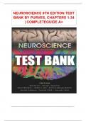 Test Bank For Neuroscience 6th Edition Test Bank by Purves&comma; Chapters 1-34 &vert; Complete Guide A&plus;