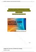 Test Bank for Sole&rsquo;s Introduction to Critical Care Nursing 9th Edition by Mary Beth Flynn Makic&comma; Lauren T&period; Morata Expert 100&percnt; Pass verified Chapters 1-21