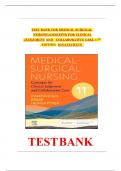 Full Test Bank For Medical Surgical Nursing Concepts For Clinical Judgement And Collaborative Care 11th Edition All Chapters