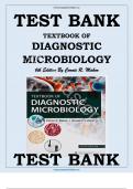 TEST BANK FOR TEXTBOOK OF DIAGNOSTIC MICROBIOLOGY 6TH EDITION BY CONNIE R&period; MAHON&comma;ALL CHAPTERS