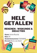 Hele getallen verslag 1e jaar PABO Rekenen - Wiskunde & Didactiek 