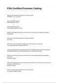 FOA Certified Premises Cabling NEWEST 2025&sol;2026 ACTUAL EXAM COMPLETE QUESTIONS AND CORRECT DETAILED ANSWERS &lpar;VERIFIED ANSWERS&rpar; &vert;ALREADY GRADED A&plus;&vert;&vert;BRAND NEW&excl;&excl;