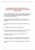 MAMMALIAN GENETICS BCH5413 EXAM 1 WITH QUESTIONS AND CORRECT ANSWERS 100&percnt; VERIFIED 2025 UPDATE&excl;&excl;