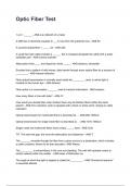 Optic Fiber Test NEWEST 2025&sol;2026 ACTUAL EXAM COMPLETE QUESTIONS AND CORRECT DETAILED ANSWERS &lpar;VERIFIED ANSWERS&rpar; &vert;ALREADY GRADED A&plus;&vert;&vert;BRAND NEW&excl;&excl;