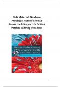 Test Bank For Maternal-Child Nursing 6th Edition by Emily Slone McKinney&comma; All Chapter 1-55&vert; Complete Best Exam Practice Guide