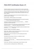 FOA CFOT Certification Exam v11 NEWEST 2025&sol;2026 ACTUAL EXAM COMPLETE QUESTIONS AND CORRECT DETAILED ANSWERS &lpar;VERIFIED ANSWERS&rpar; &vert;ALREADY GRADED A&plus;&vert;&vert;BRAND NEW&excl;&excl;