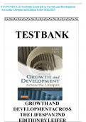 Test Bank for Growth and Development Across the Lifespan 2nd Edition by Gloria Leifer & Eve Fleck&vert;&vert;ISBN NO&colon;10&comma;1455745456&vert;&vert;ISBN NO&colon;13&comma;9781455745456&vert;&vert;Chapter 1-16&vert;&vert;Complete Guide A&plus;
