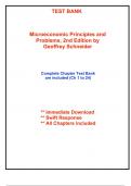 Test Bank for Microeconomic Principles and Problems&comma; 2nd Edition by Schneider &lpar;All Chapters included&rpar;