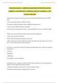 NURS-3032 EXAM 1 COMPLETE QUESTIONS WITH 100&percnt; RATED CORRECT ANSWERS 100&percnt; VERIFIED ALREADY GRADED A&plus; 2025 LATEST UPDATED