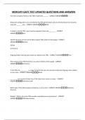 MERCURY GATE TEST UPDATED QUESTIONS AND ANSWERS&period;