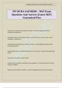 FIT BCBA SAFMEDS &ndash; 5015 Exam Questions And Answers &vert;Latest 2025 &vert; Guaranteed Pass