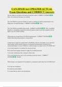 CAN-SPAM Act UPDATED ACTUAL    Exam Questions and CORRECT Answers 