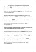 AFI LICENSE TEST QUESTIONS AND ANSWERS