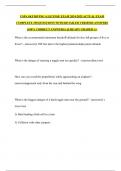 USPA SKYDIVING A LICENSE EXAM 2024-2025 ACTUAL EXAM COMPLETE 350 QUESTIONS WITH DETAILED VERIFIED ANSWERS &lpar;100&percnt; CORRECT ANSWERS&rpar; ALREADY GRADED A&plus;