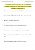 VA BC CERTIFICATION EXAM 2024 ACTUAL EXAM COMPLETE 150 QUESTIONS WITH DETAILED VERIFIED ANSWERS &lpar;100&percnt; CORRECT ANSWERS&rpar; ALREADY GRADED A&plus;