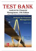 Test Bank for Analysis for Financial Management&comma; 13th Edition by Robert C&period; Higgins